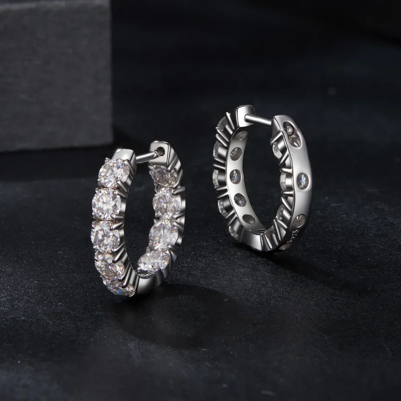 (zdjęcie do) Kolczyki PANDORA Style Sparkling (jeden certyfikat) - MSE069 - Wyświetl 3