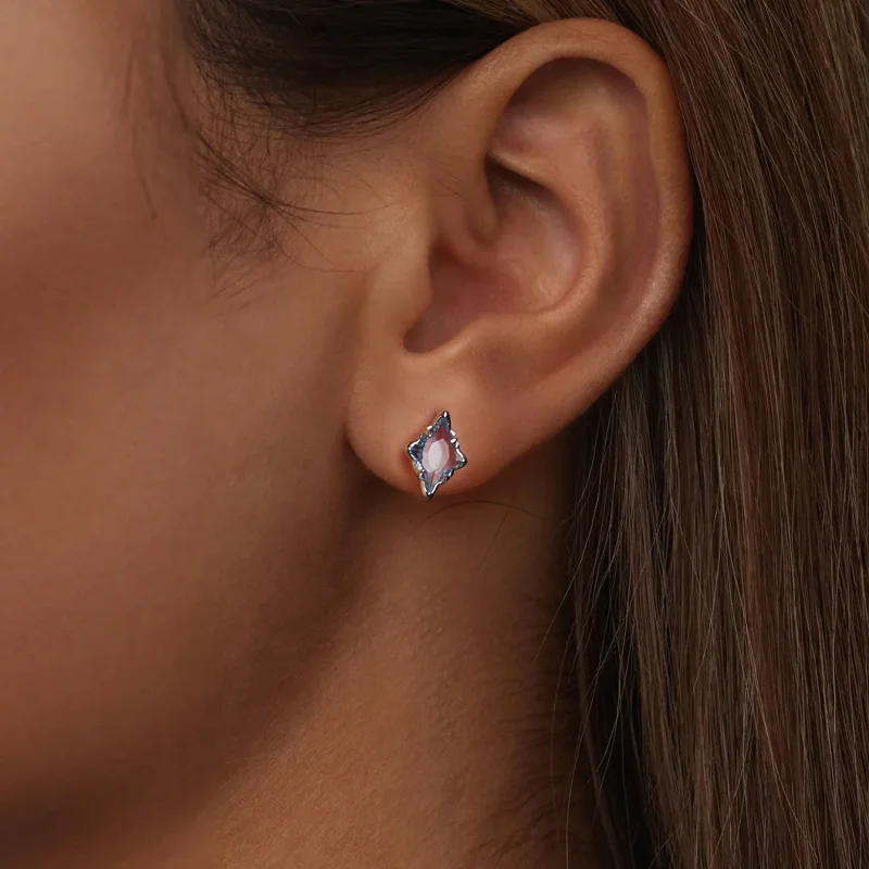 (zdjęcie do) Kolczyki PANDORA Style Star - BSE1050 - Wyświetl 6