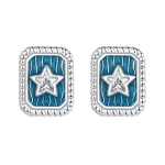 Kolczyki PANDORA Style Star Retro - SCE1796