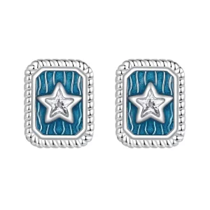 Kolczyki PANDORA Style Star Retro - SCE1796