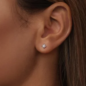 Kolczyki PANDORA Style Star sparkling (jeden certyfikat) - MSE067