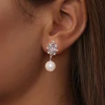 Kolczyki PANDORA Style Starlight pink - YIE246