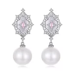 Kolczyki PANDORA Style Starlight pink - YIE246