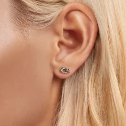 Kolczyki w stylu PANDORA Knot - BSE1051