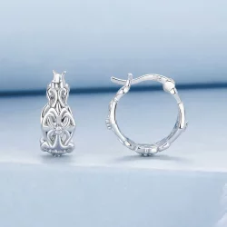 Kolczyki w stylu vintage w stylu pałacowym PANDORA - BSE1055