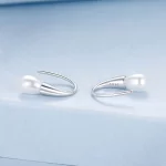 Kolczyki z pereł w stylu PANDORA Teardrop - BSE1054
