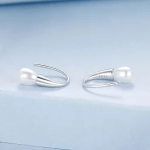 Kolczyki z pereł w stylu PANDORA Teardrop - BSE1054