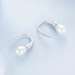 Kolczyki z pereł w stylu PANDORA Teardrop - BSE1054