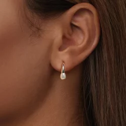 Kolczyki z pereł w stylu PANDORA Teardrop - BSE1054