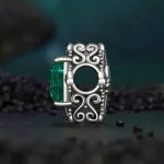 Korale w kształcie krzyża czaszki w stylu PANDORA - BSC1063
