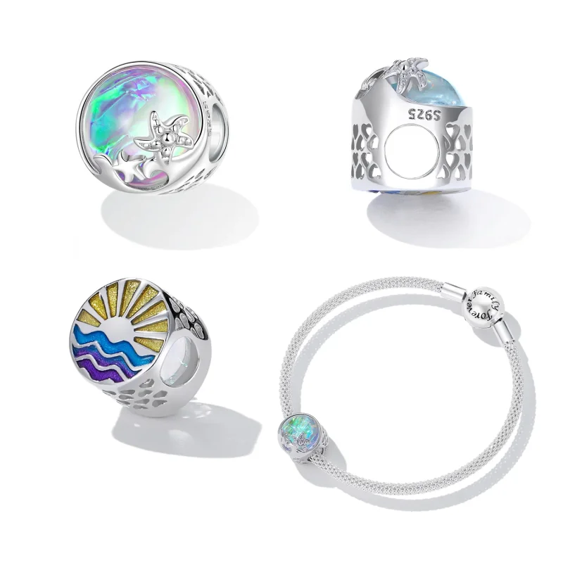 (zdjęcie do) Koraliki PANDORA Style Beach Wave - BSC605 - Wyświetl 2