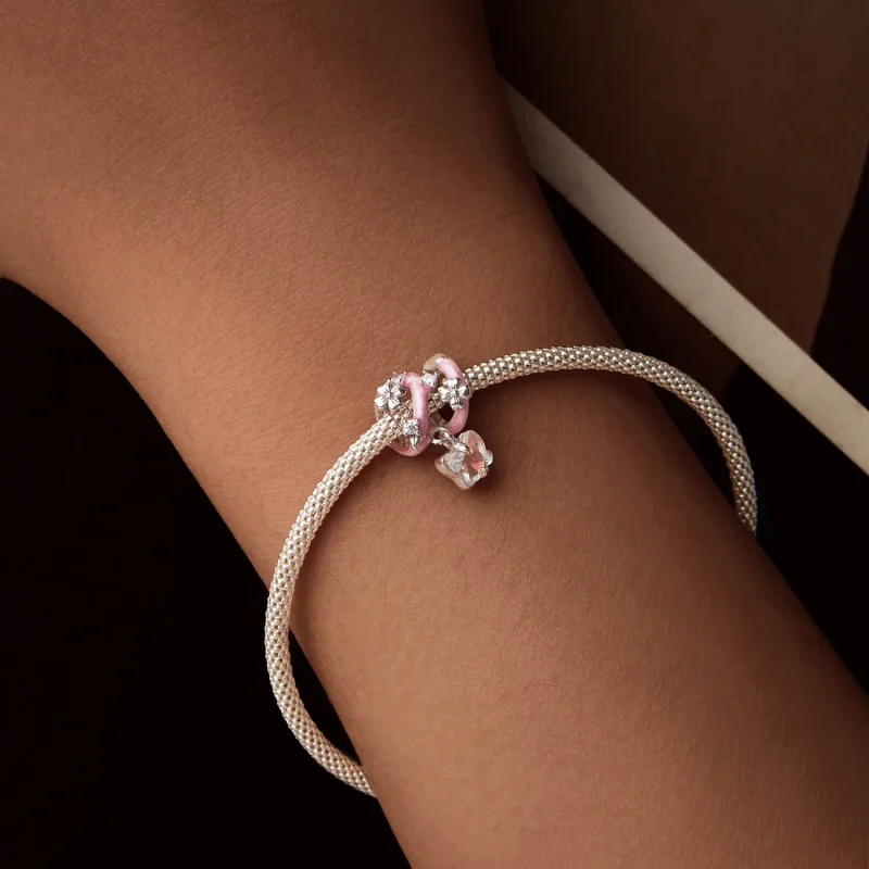(zdjęcie do) Koraliki PANDORA Style Butterfly Love Flower - SCC2828 - Wyświetl 7