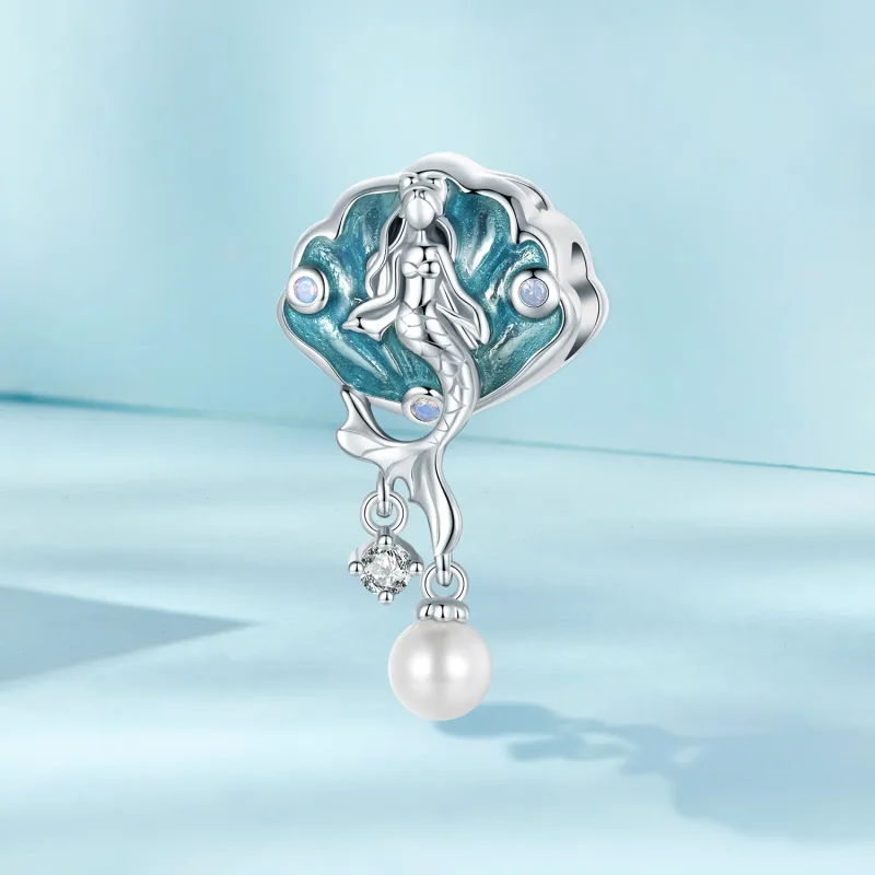 (zdjęcie do) Koraliki syrenki w stylu PANDORA Shell - SCC2845 - Wyświetl 2