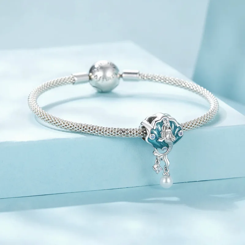 (zdjęcie do) Koraliki syrenki w stylu PANDORA Shell - SCC2845 - Wyświetl 4
