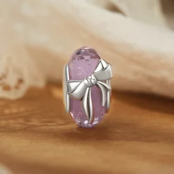 Koraliki szklane w stylu PANDORA Bowknot - BSC1057