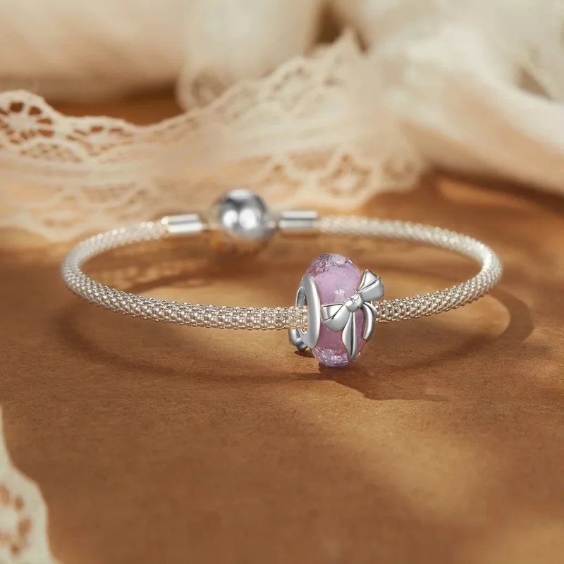 (zdjęcie do) Koraliki szklane w stylu PANDORA Bowknot - BSC1057 - Wyświetl 5