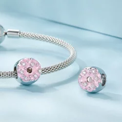 Koraliki w kształcie pączka w stylu PANDORA - SCC2844