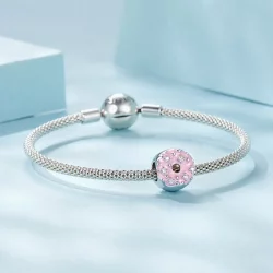 Koraliki w kształcie pączka w stylu PANDORA - SCC2844