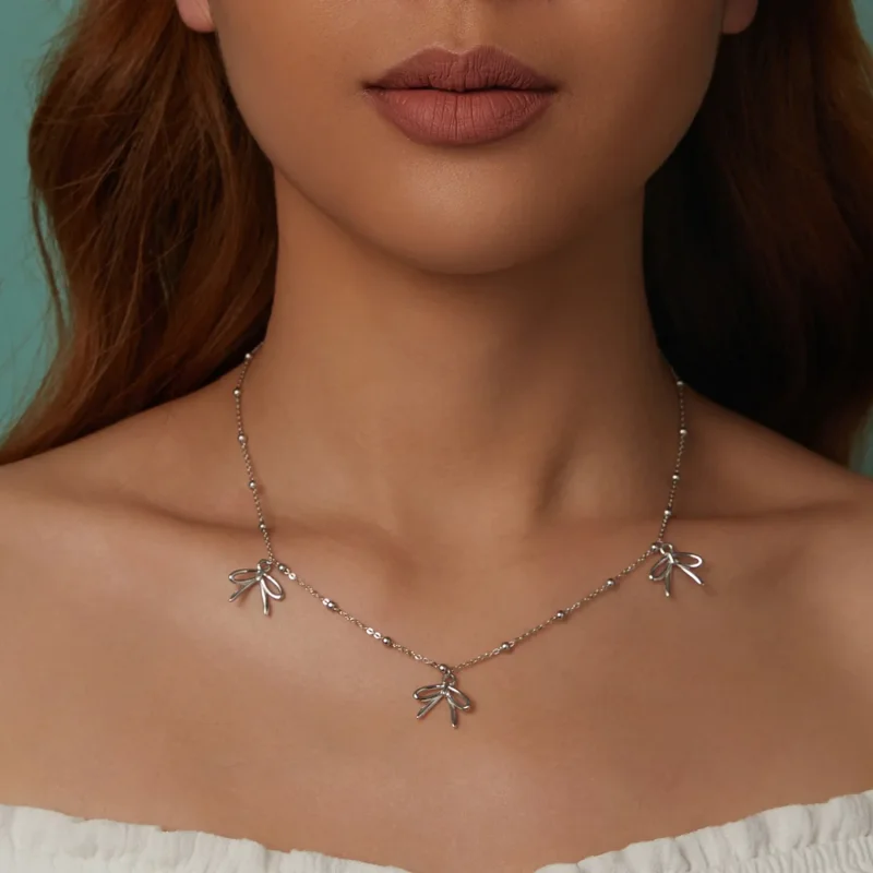 (zdjęcie do) Naszyjnik PANDORA Style Bow - SCN529 - Wyświetl 8