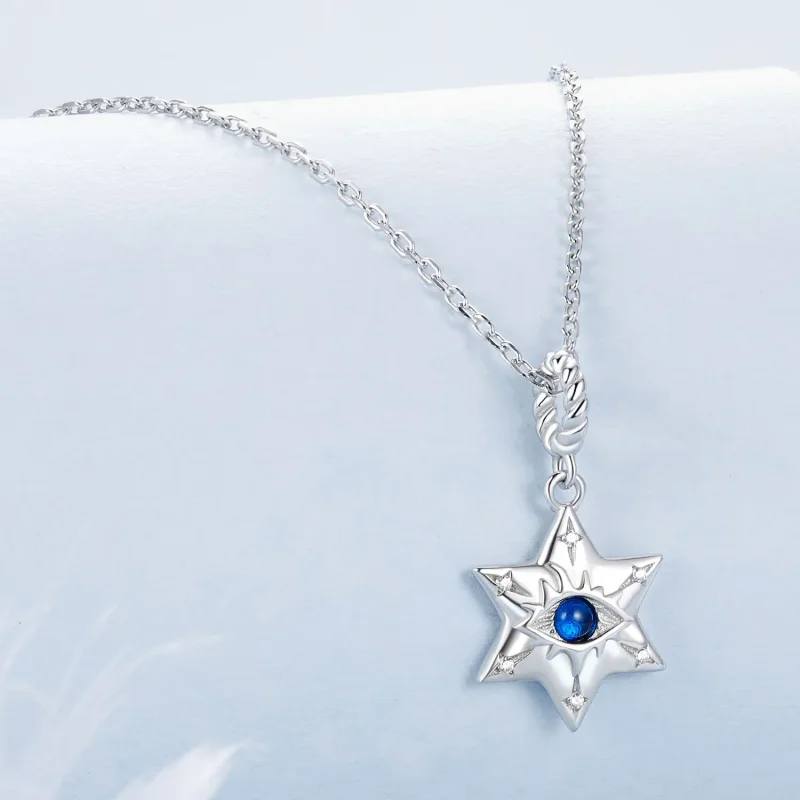 (zdjęcie do) Naszyjnik PANDORA Style Starburst Demon Eye - BSN397 - Wyświetl 2