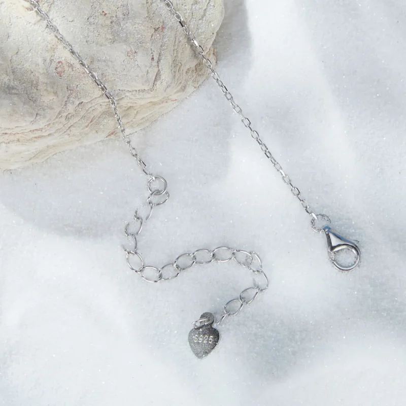 (zdjęcie do) Naszyjnik w stylu PANDORA Snowflake - BSN364 - Wyświetl 4