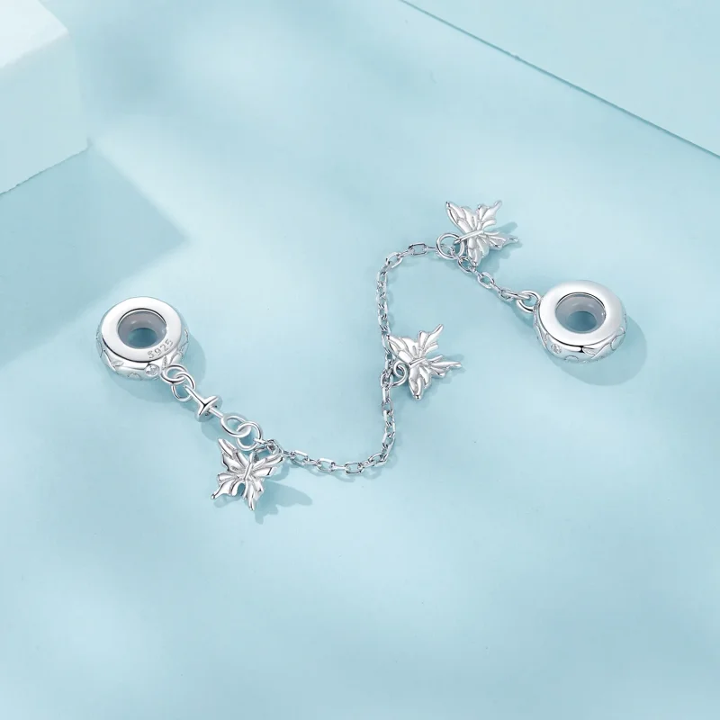 (zdjęcie do) PANDORA Style Butterfly łańcuszek zabezpieczający - SCC2829 - Wyświetl 2