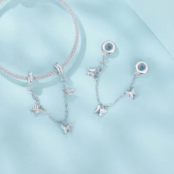 PANDORA Style Butterfly łańcuszek zabezpieczający - SCC2829