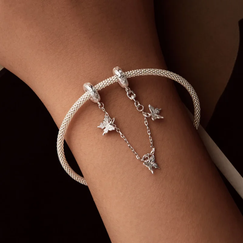 (zdjęcie do) PANDORA Style Butterfly łańcuszek zabezpieczający - SCC2829 - Wyświetl 6