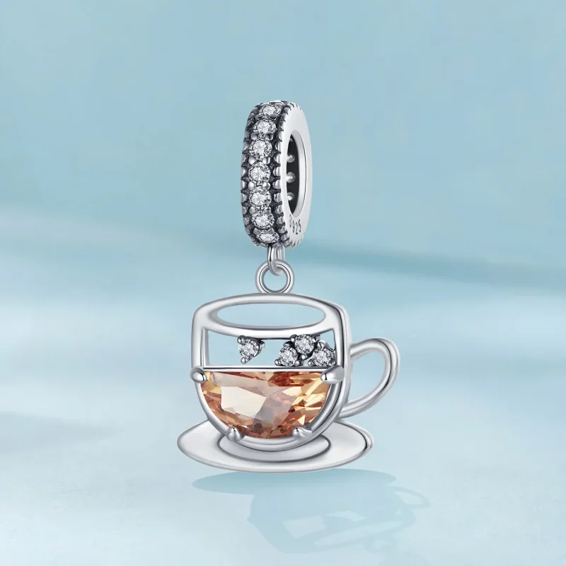 (zdjęcie do) PANDORA Style Ciekawa zawieszka kawowa - SCC2842 - Wyświetl 2