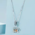 PANDORA Style Ciekawa zawieszka kawowa - SCC2842