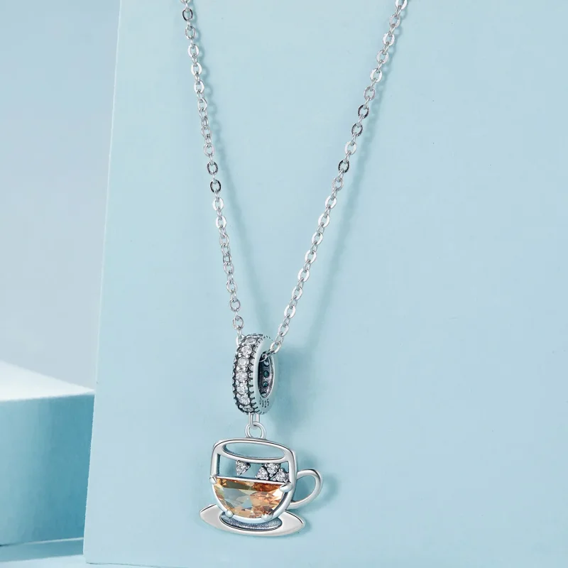 (zdjęcie do) PANDORA Style Ciekawa zawieszka kawowa - SCC2842 - Wyświetl 3