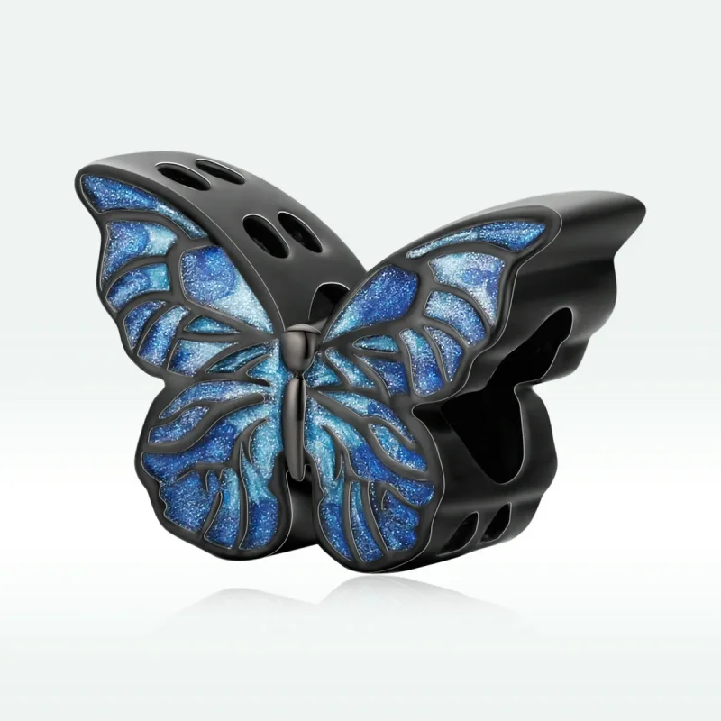 (zdjęcie do) PANDORA Style Dark Butterfly - BSC550 - Wyświetl 3