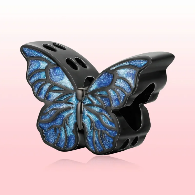 (zdjęcie do) PANDORA Style Dark Butterfly - BSC550 - Wyświetl 4