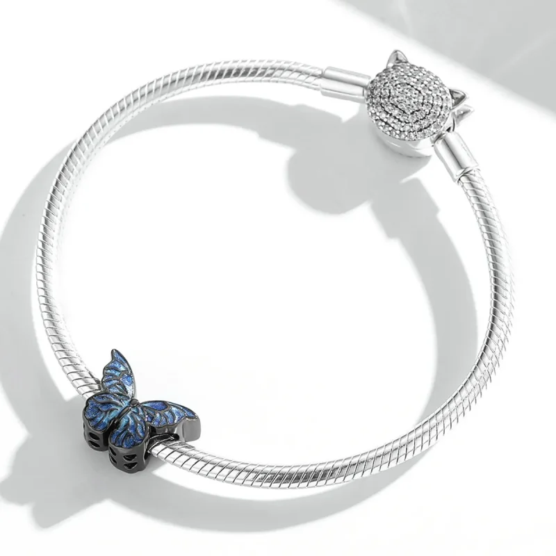(zdjęcie do) PANDORA Style Dark Butterfly - BSC550 - Wyświetl 6