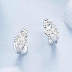 PANDORA Style Lśniące srebrne kolczyki - BSE1062