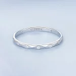 PANDORA Style Lśniący diamentowy mały pojedynczy pierścionek - BSR578