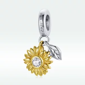 PANDORA Style Lśniący słonecznik - BSC462