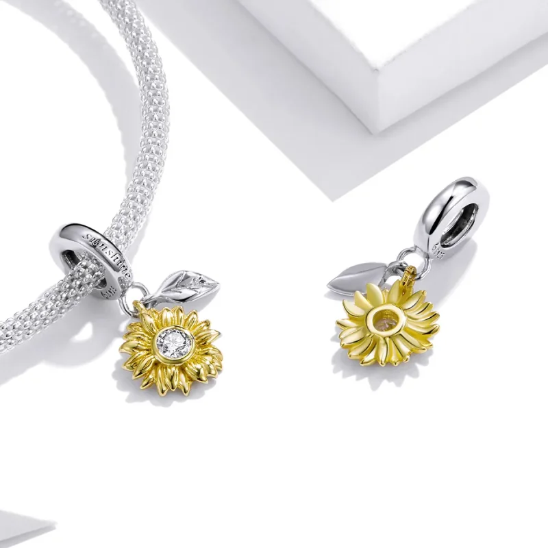 (zdjęcie do) PANDORA Style Lśniący słonecznik - BSC462 - Wyświetl 4