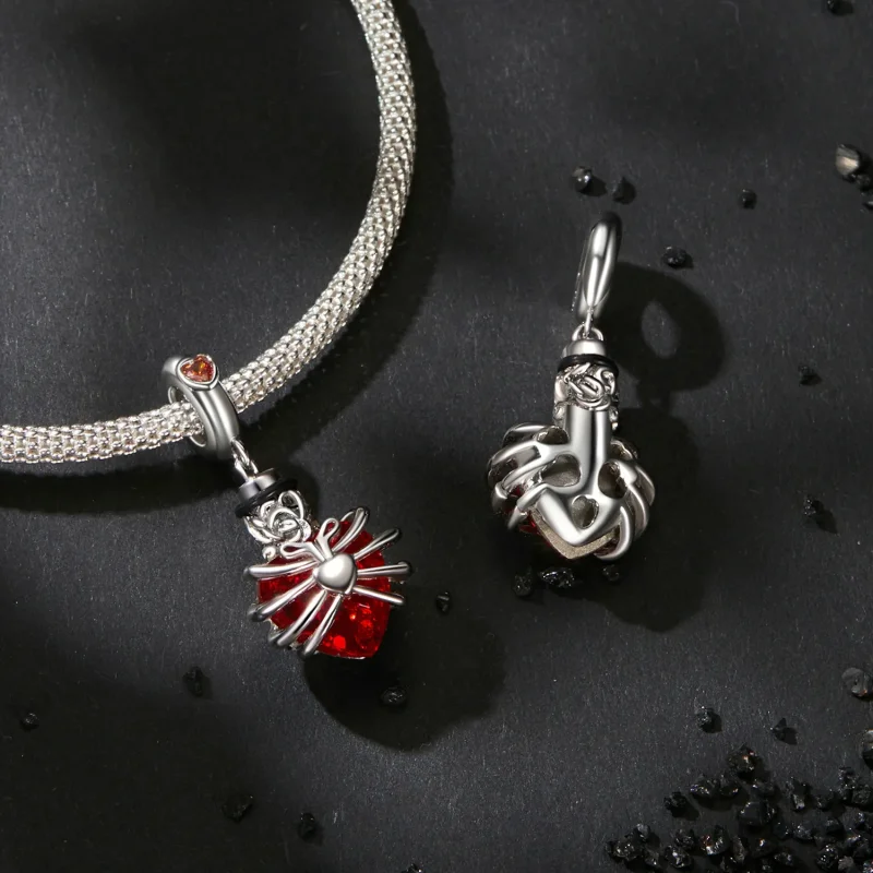 (zdjęcie do) PANDORA Style Memorial Rose Heart Red - BSC1058-RD - Wyświetl 4
