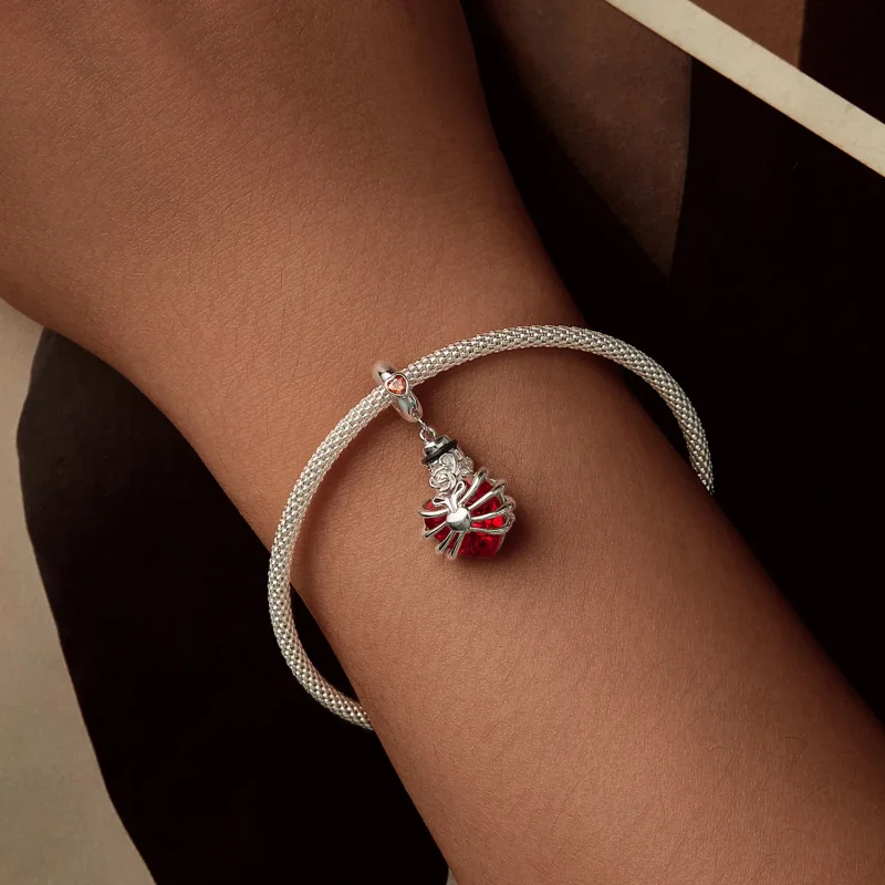 (zdjęcie do) PANDORA Style Memorial Rose Heart Red - BSC1058-RD - Wyświetl 5