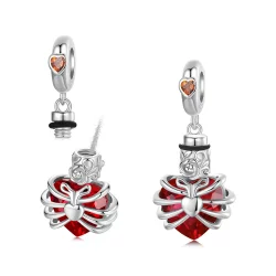 PANDORA Style Memorial Rose Heart Red - BSC1058-RD