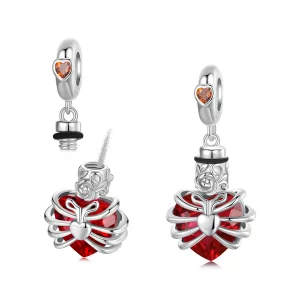 PANDORA Style Memorial Rose Heart Red - BSC1058-RD