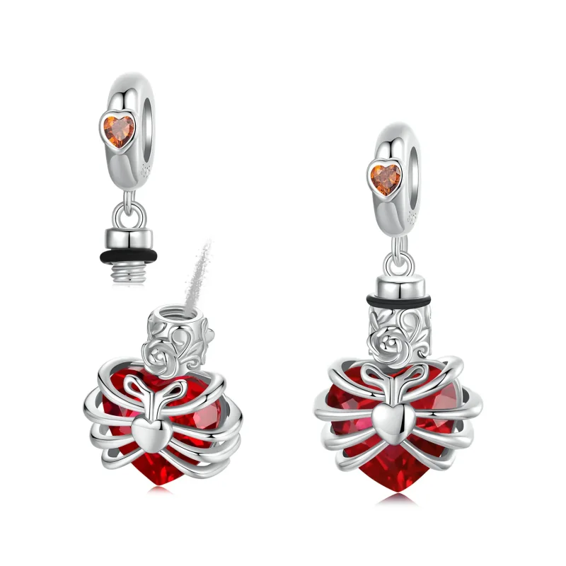 (zdjęcie do) PANDORA Style Memorial Rose Heart Red - BSC1058-RD - Wyświetl 7