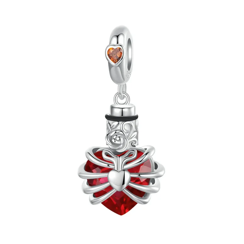 (zdjęcie do) PANDORA Style Memorial Rose Heart Red - BSC1058-RD - Wyświetl 9
