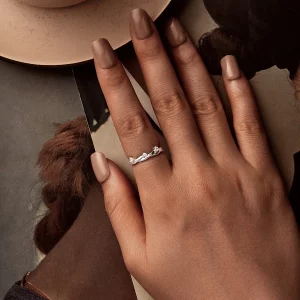 PANDORA Style Prosty Guzik Pierścień Sznurkowy - BSR586