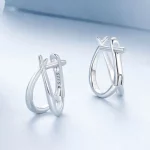 PANDORA Style Wykwintna srebrna klamra do ucha - BSE1053