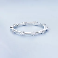 PANDORA Style Wykwintny mały pojedynczy pierścionek - BSR576
