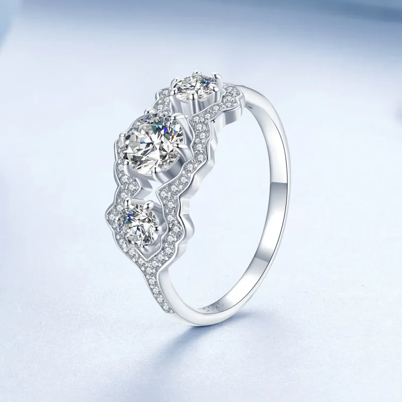 (zdjęcie do) Pierścionek PANDORA Style Brilliant Star - BSR584 - Wyświetl 2