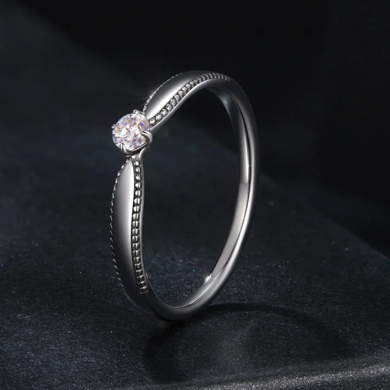 (zdjęcie do) Pierścionek PANDORA Style Exquisite lśniący (jeden certyfikat) - MSR062 - Wyświetl 2