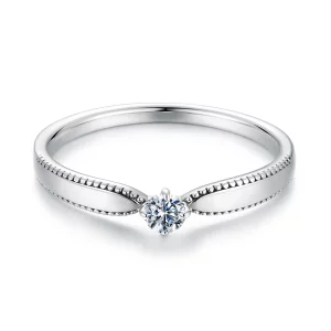 Pierścionek PANDORA Style Exquisite lśniący (jeden certyfikat) - MSR062